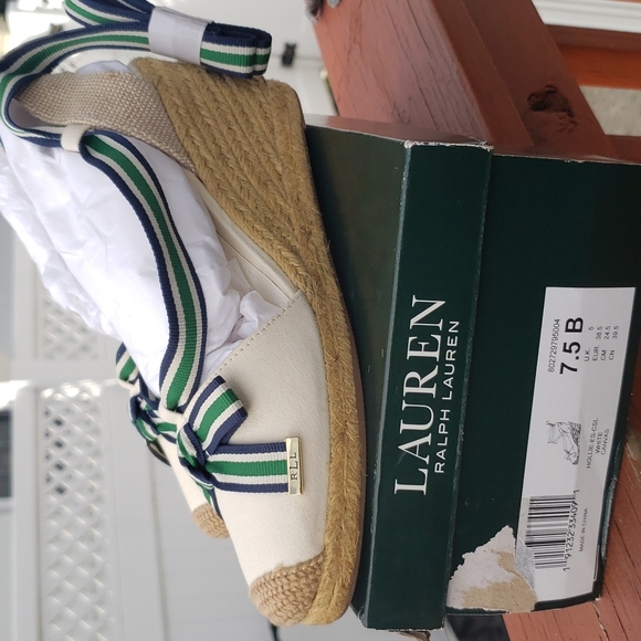 Ralph Lauren Shoes - Brand New Ralph Lauren wedges... Super cute size 7.5